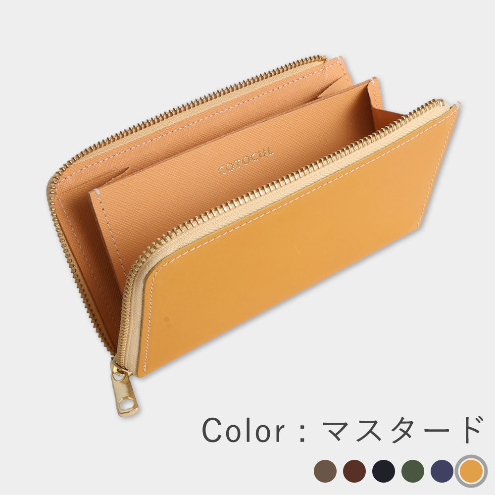 都レザー - 小さい長財布