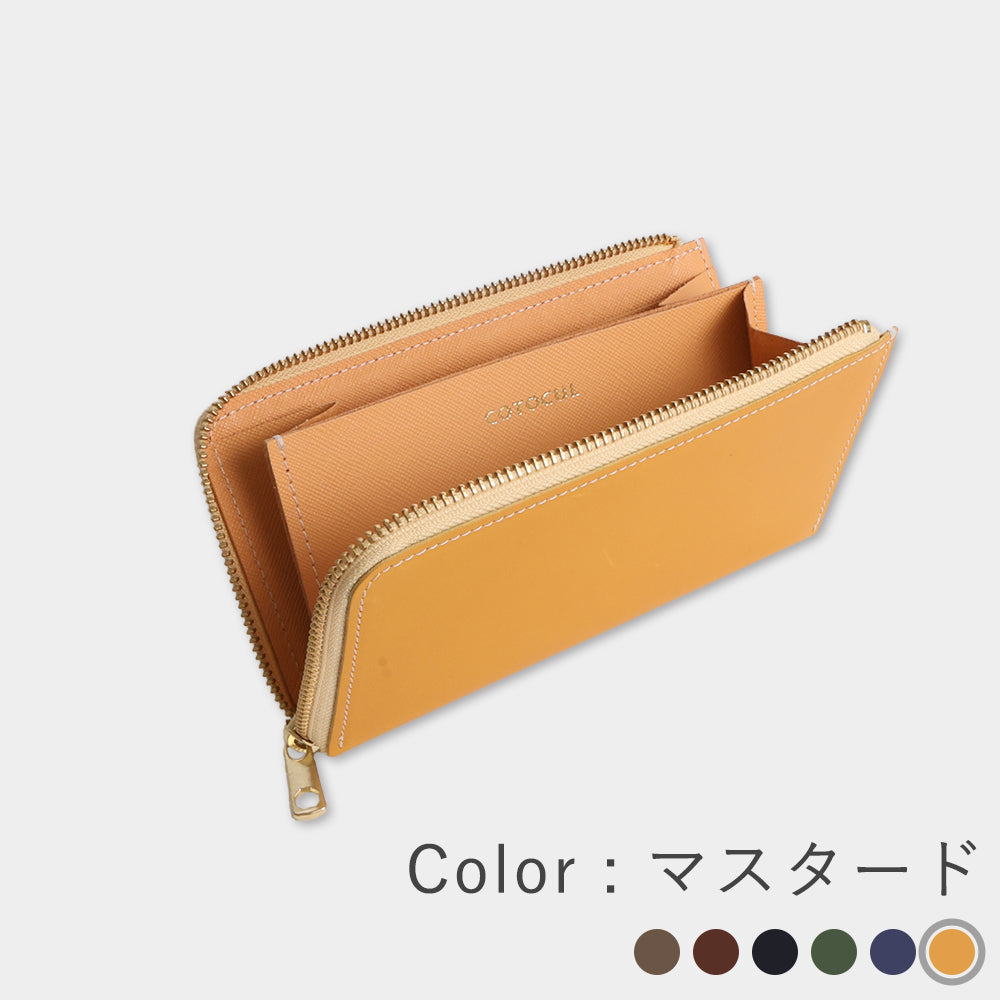 都レザー - 小さい長財布