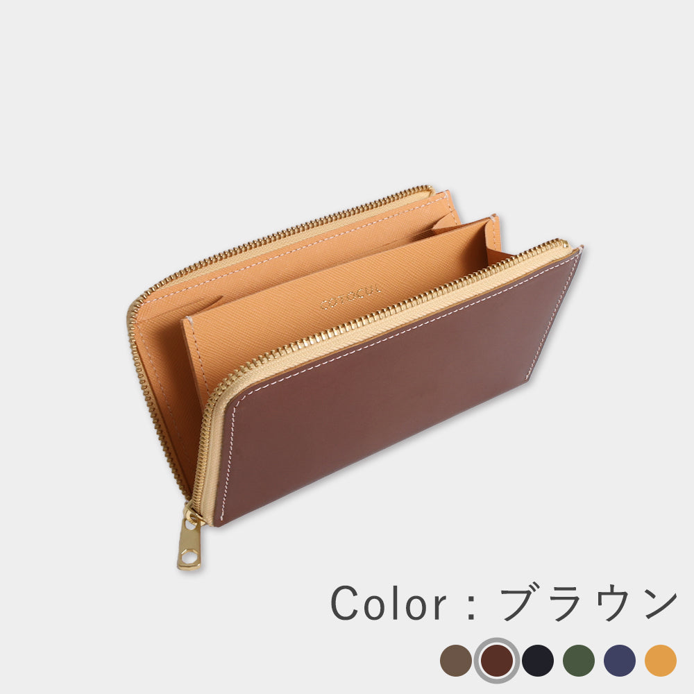 都レザー - 小さい長財布