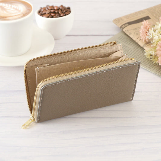 【新商品】小さい長財布 イタリアン モカグレージュ