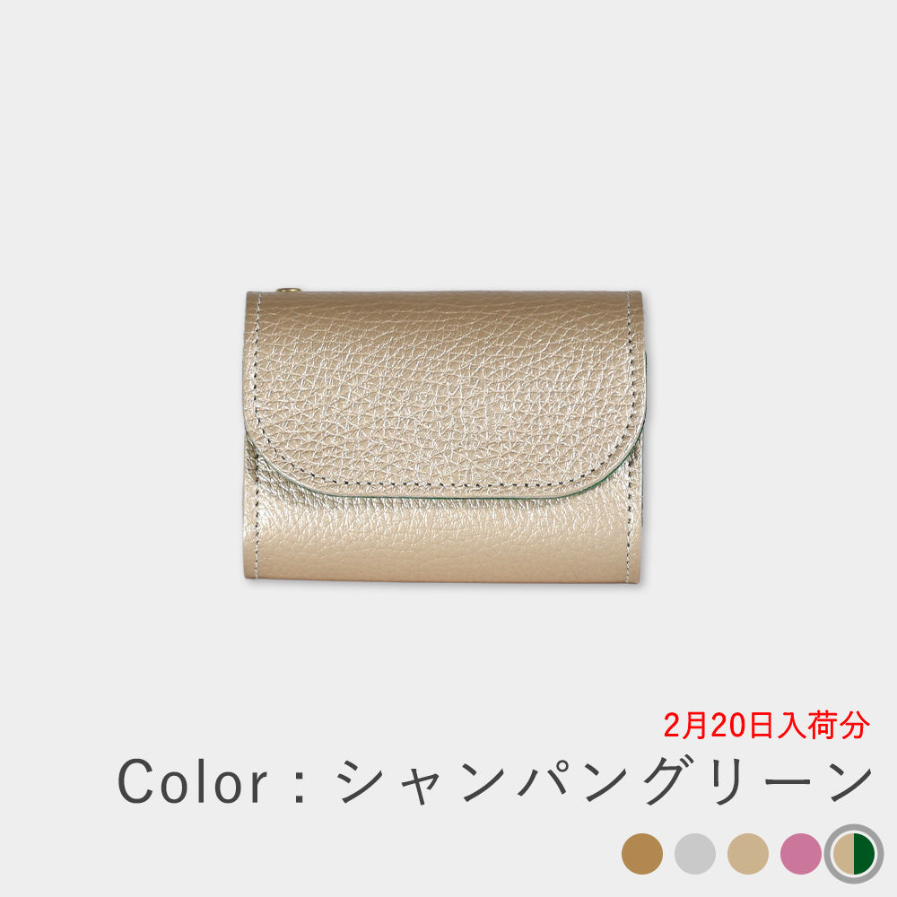 ミニ財布 レディース 開運 本革 COTOCUL（コトカル）/ 箔レザー