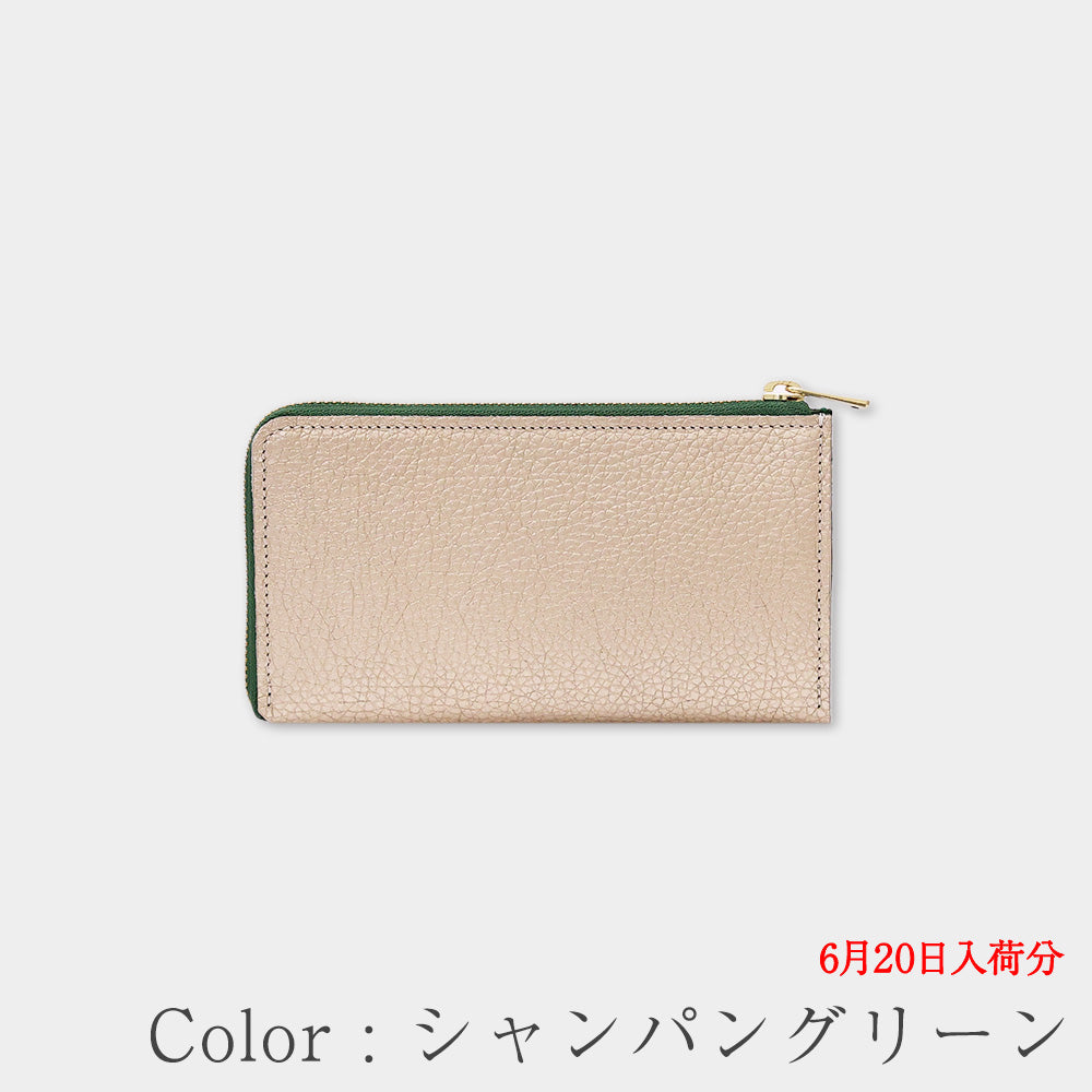 【箔レザー】小さい長財布