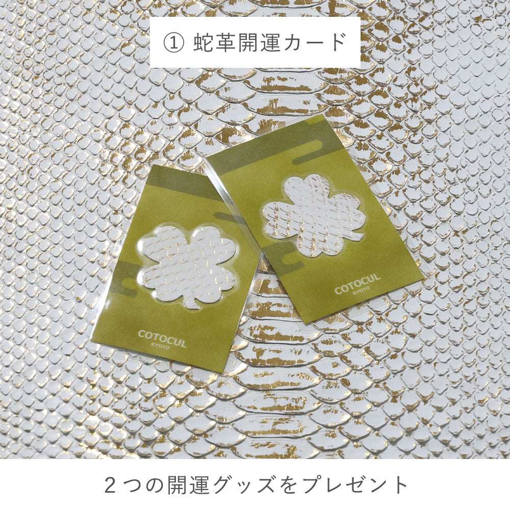 箔パイソン - ミニ財布＆小さい長財布SET