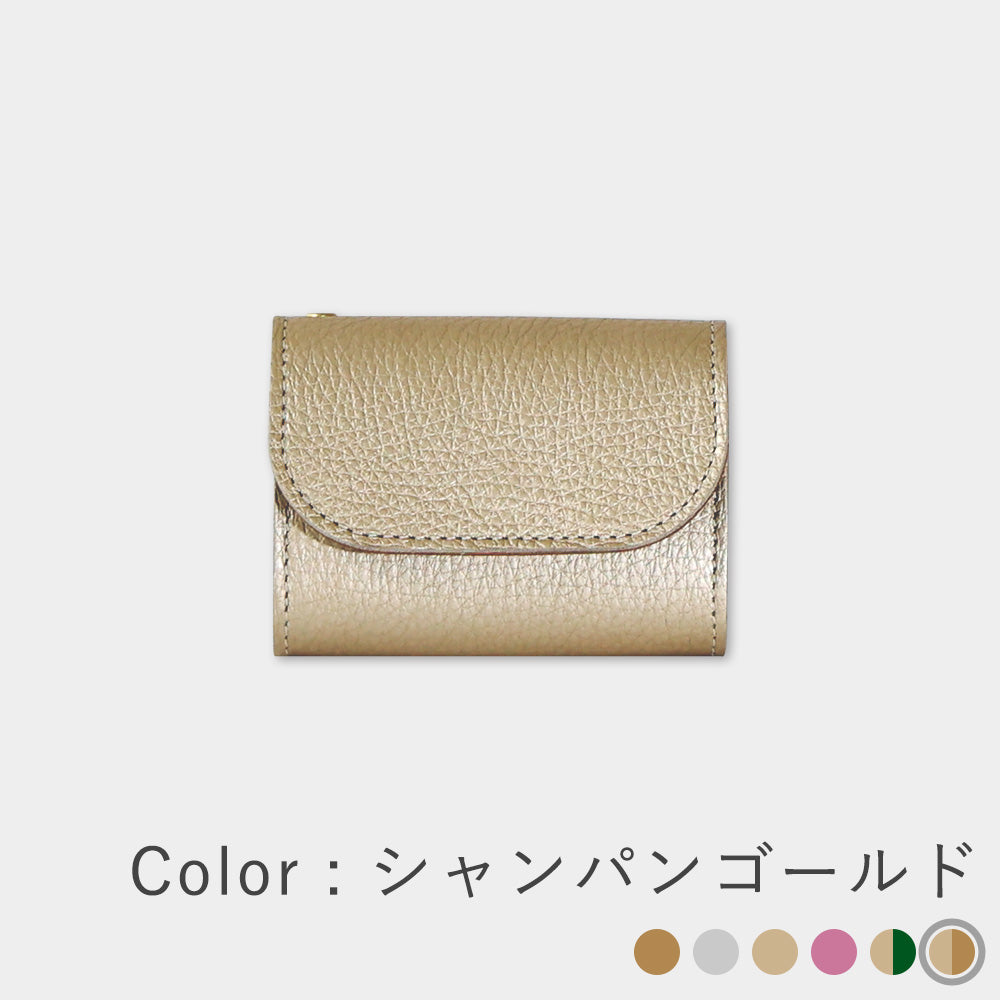 ミニ財布 レディース 開運 本革 COTOCUL（コトカル）/ 箔レザー