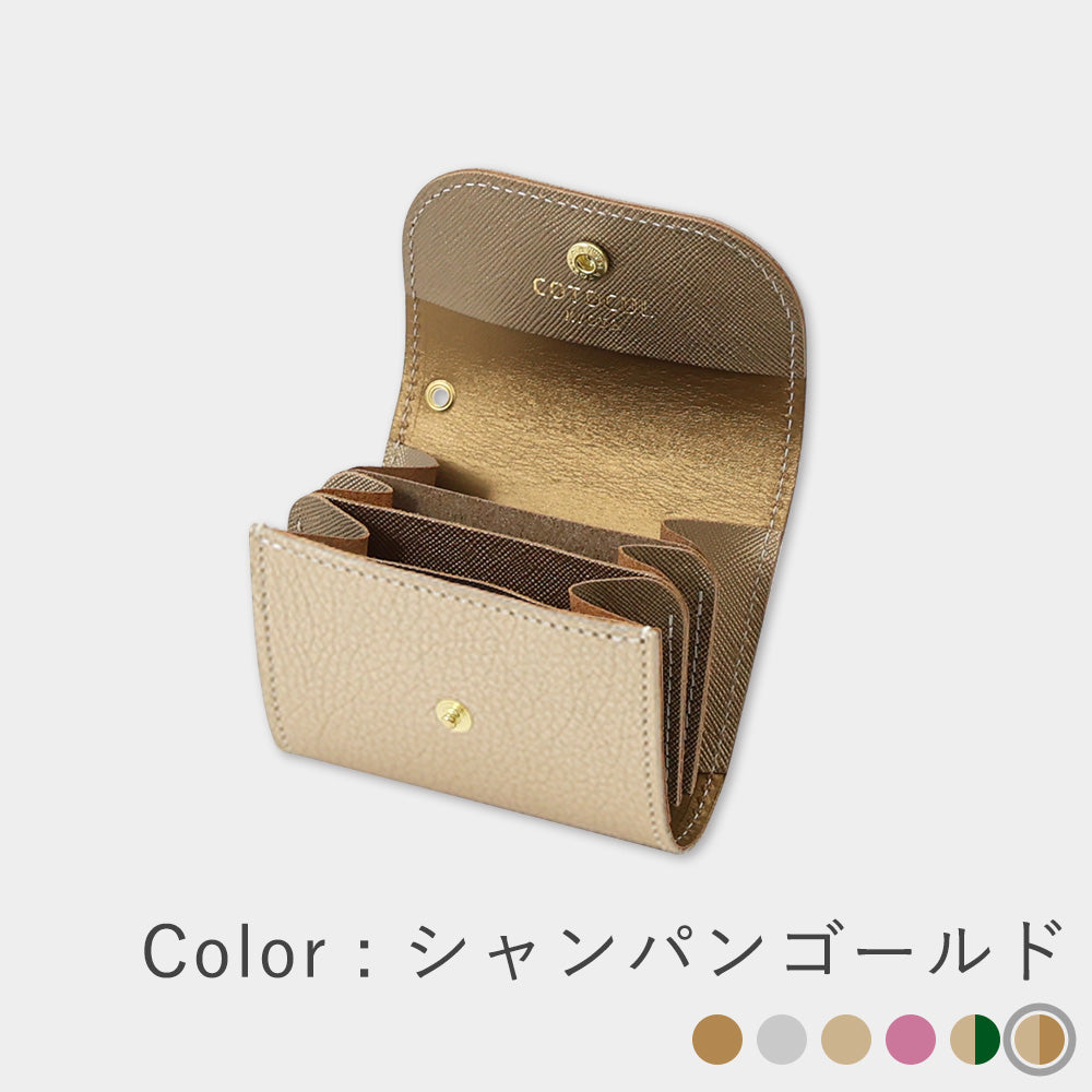 こ*★様 ミニ財布 ミニ財布 レディース 開運 本革 COTOCUL（コトカル）/ 箔レザー