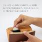 黒桟革 - マイナ長財布