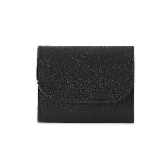 黒桟革 - ミニ財布