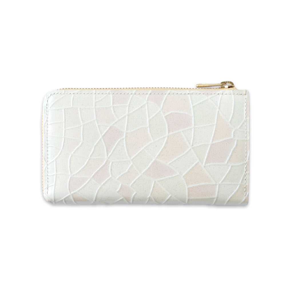 珍珠皮革 - 小号长款钱包