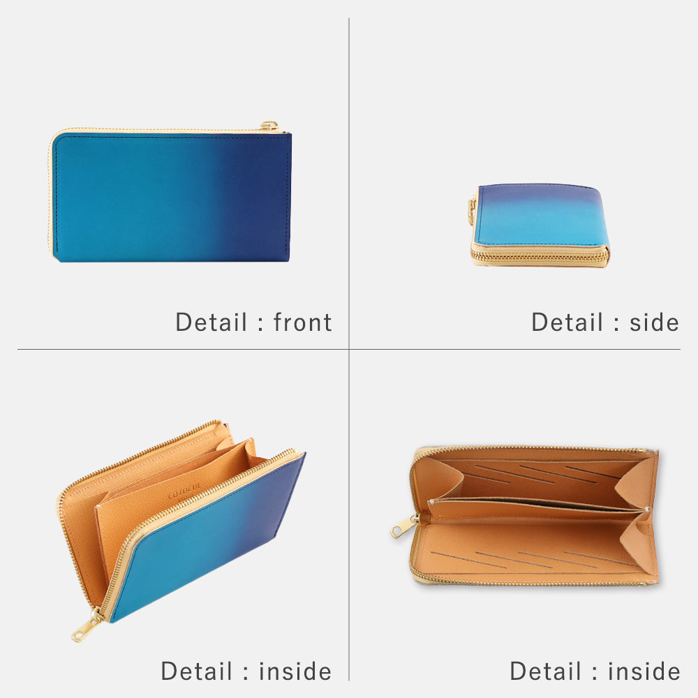 Miyako Leather - Small Long Wallet 