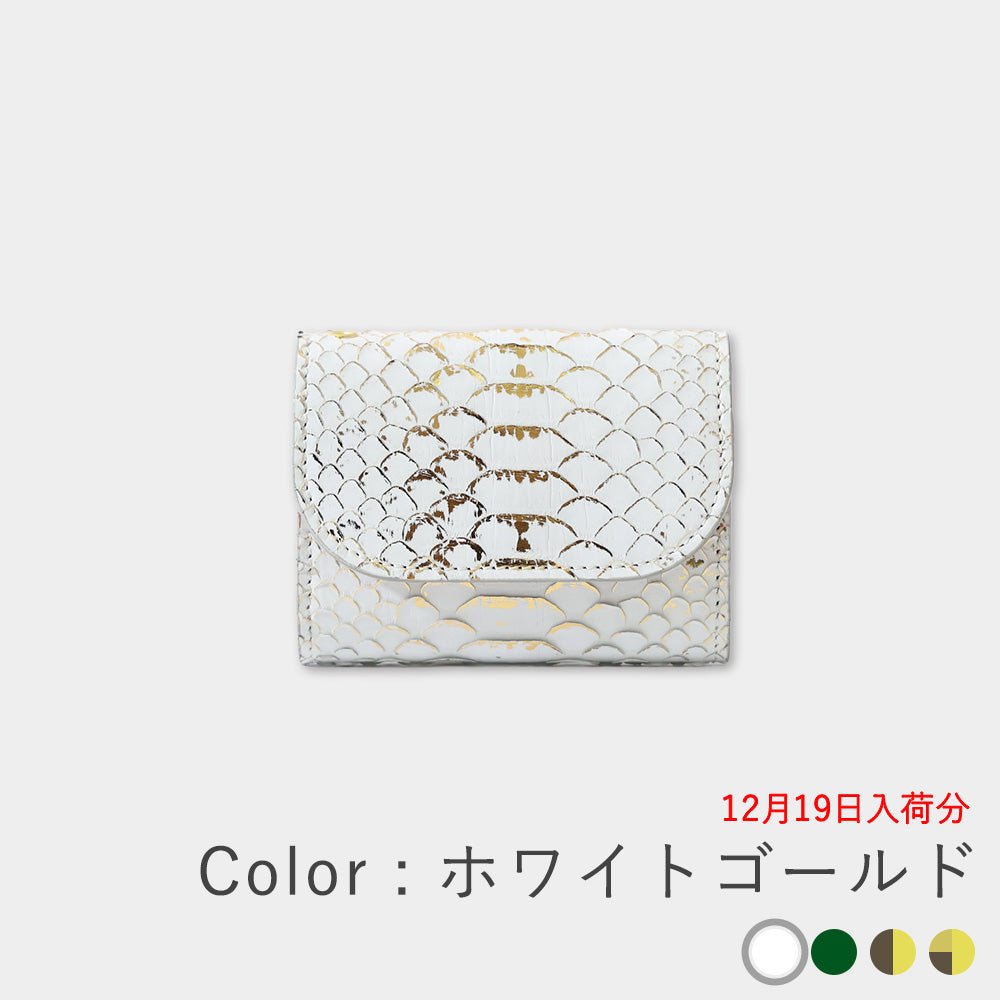 箔パイソン - ミニ財布