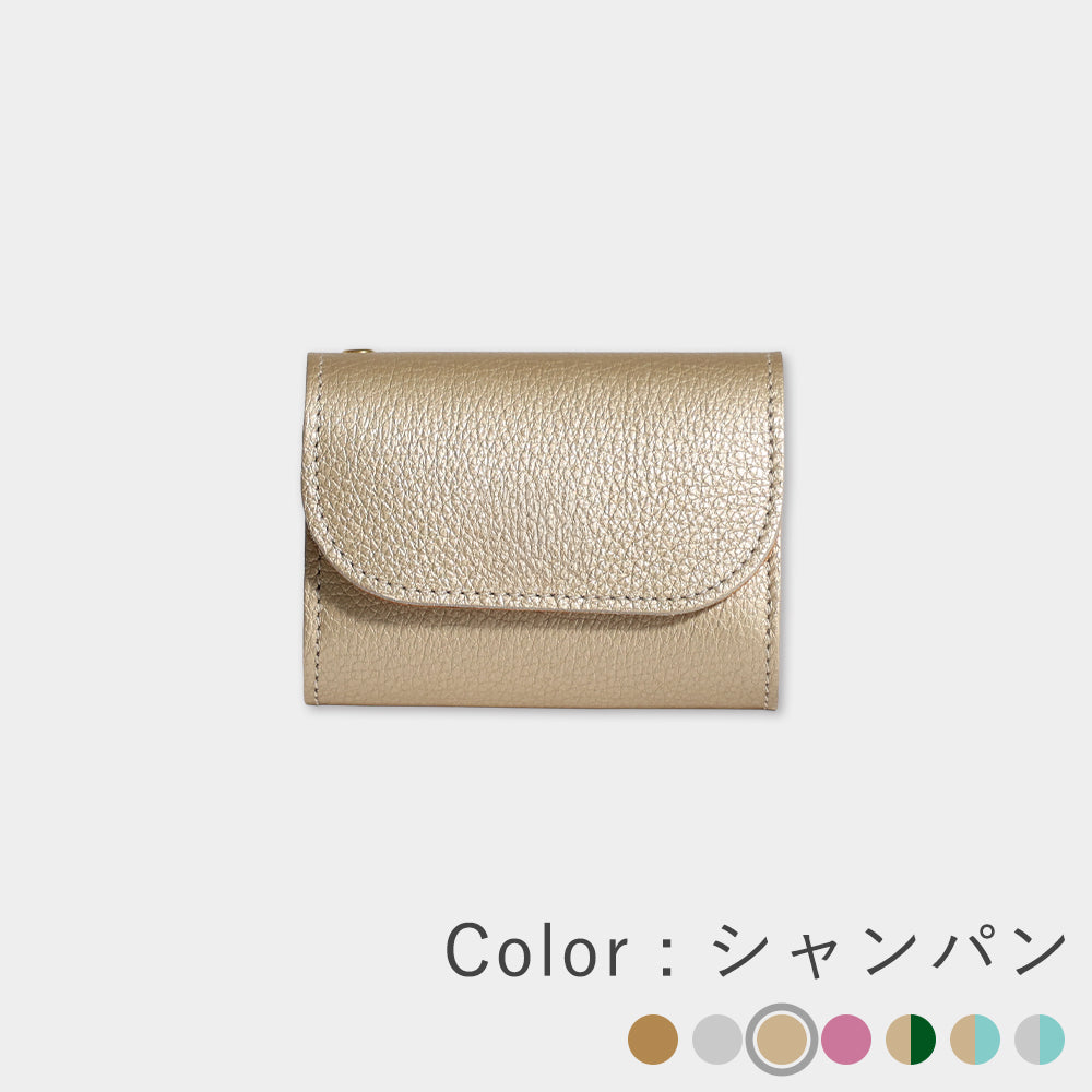 ミニ財布 レディース 開運 本革 COTOCUL（コトカル）/ 箔レザー