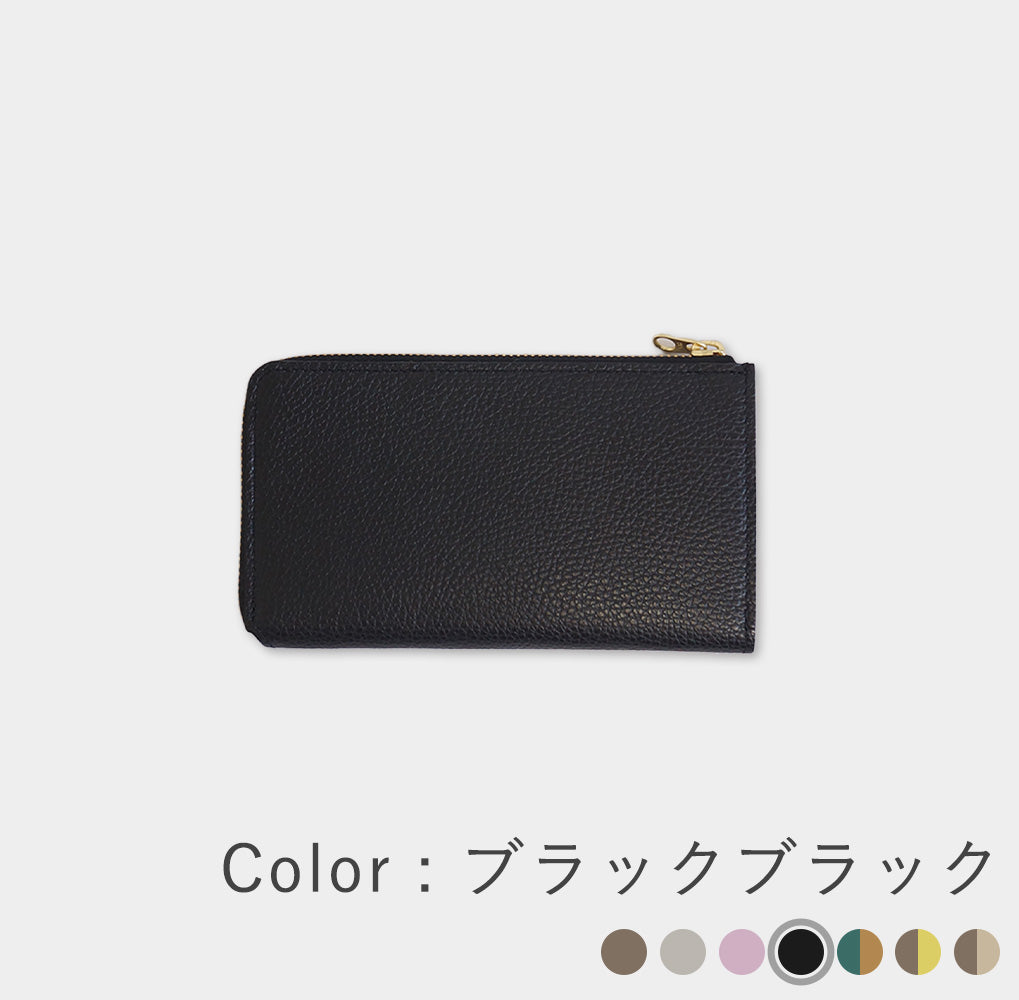 COTOCUL イタリアンレザー　ブラックブラック　　ミニ財布 ミニ財布 レディース 本革 COTOCUL（コトカル）/ イタリアン