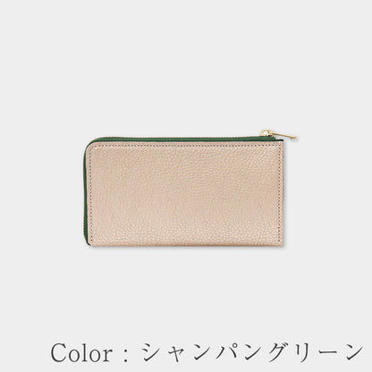 【箔レザー】小さい長財布