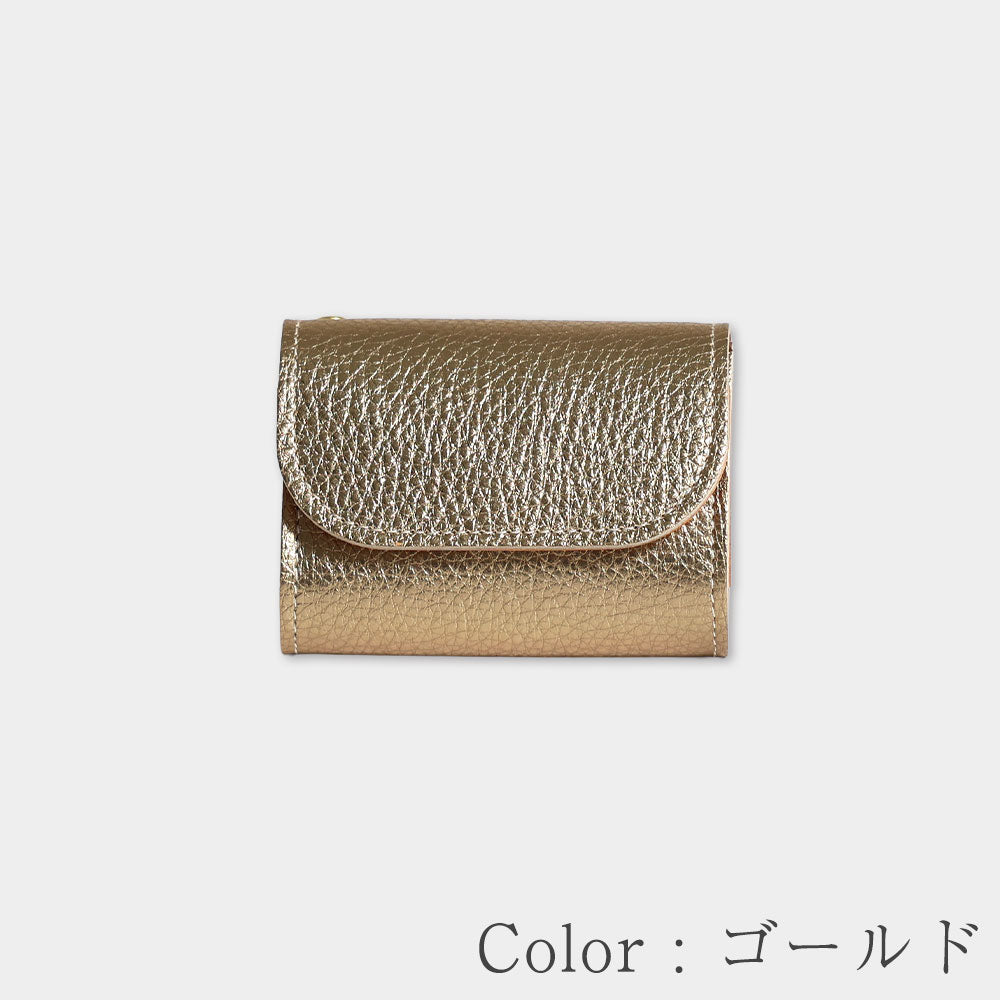 ミニ財布 レディース 開運 本革 COTOCUL（コトカル）/ 箔レザー