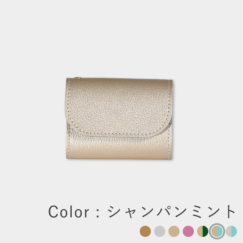 箔レザー - ミニ財布