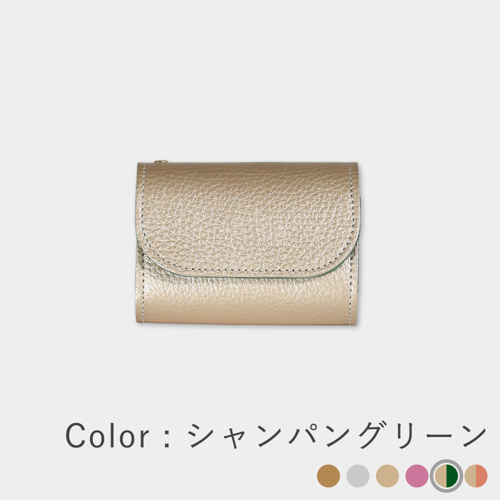 ミニ財布 レディース 開運 本革 COTOCUL（コトカル）/ 箔レザー