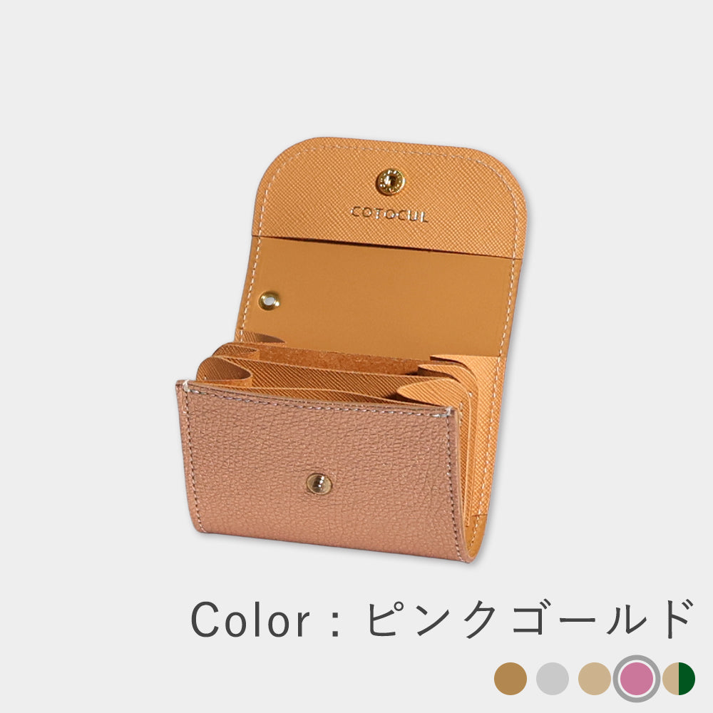 ミニ財布 レディース 開運 本革 COTOCUL（コトカル）/ 箔レザー