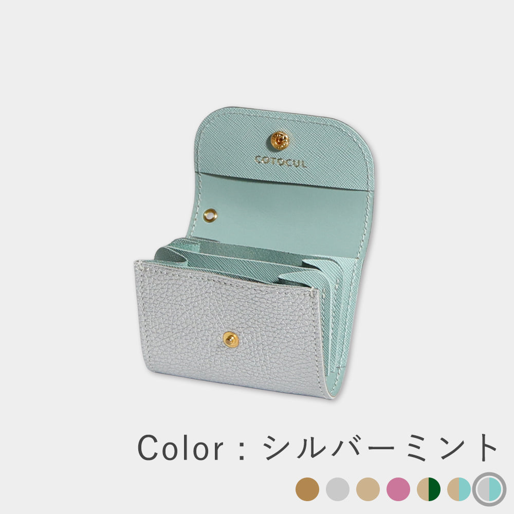 ミニ財布 レディース 開運 本革 COTOCUL（コトカル）/ 箔レザー